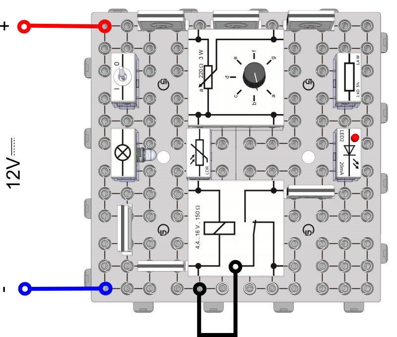 Light-controlled relays