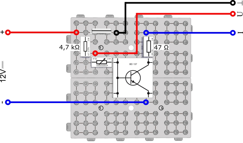 Current amplification of a transistor - Digital