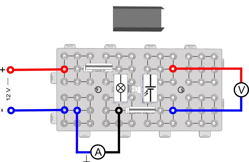 No-load voltage of a solar cell