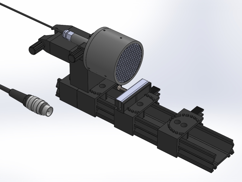 Radiation shielding from the button-shaped source using different materials