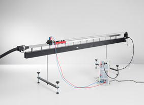 Kinetic energy of a uniformly accelerated mass - Recording and evaluating with CASSY 