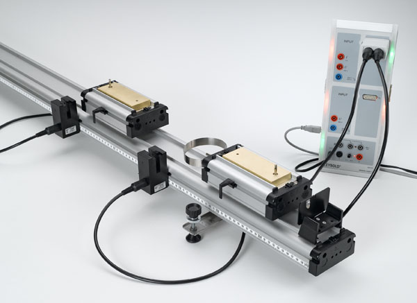 Energy and linear momentum in elastic and inelastic collision with Fletcher’s trolleys - Measuring with two forked light barriers and CASSY