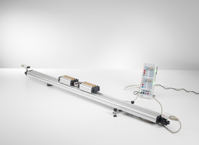 Newton's third law and laws of collision - Recording and evaluating with two ultrasonic motion sensors and CASSY