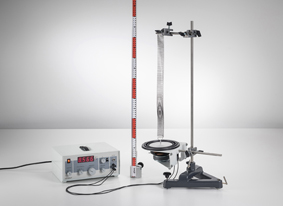 Production of standing waves on a helical spring and determination of the wavelength