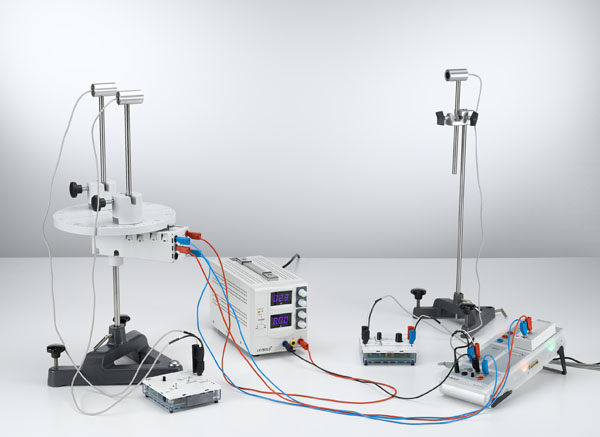 Interference of two ultrasonic beams