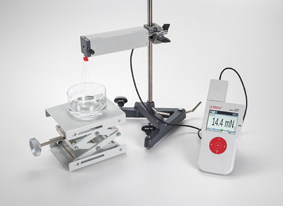 Measuring the surface tension using the "break-away" method - Recording and evaluating with CASSY