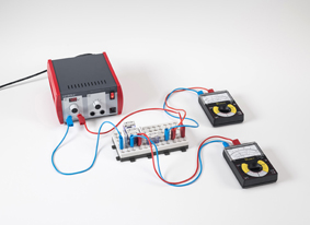 The ammeter as an ohmic resistor in a circuit