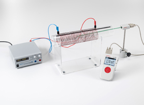 Measuring the magnetic field of an air coil 