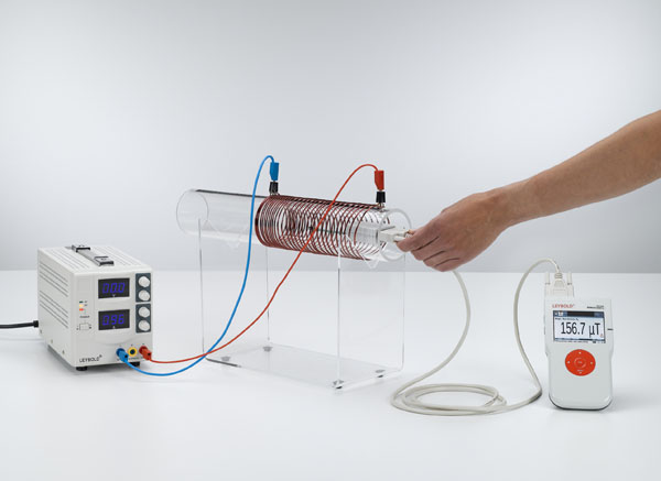 Measuring the magnetic field of an air coil at small currents