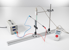 Measuring the magnetic field for a straight conductor and on circular conductor loops at small currents