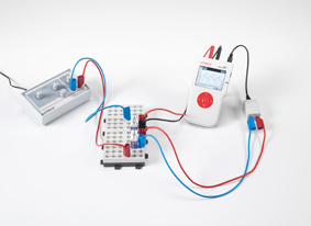 Determining the capacitive reactance of a capacitor in an AC circuit - Measuring with Mobile-CASSY