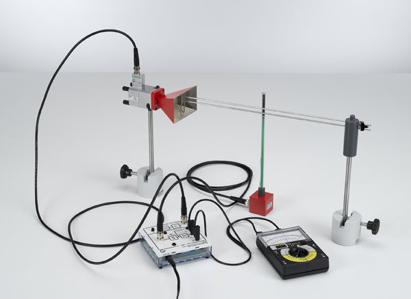 Guiding of microwaves along a Lecher line