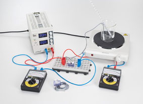 Measuring the temperature-dependancy of PTC and NTC resistors