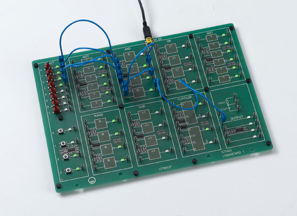 AND, NAND, OR and XOR operations with four variables