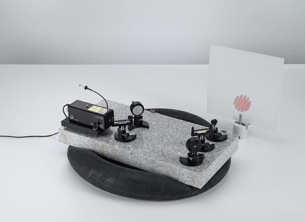 Setting up a Mach-Zehnder interferometer on the laser optics base plate