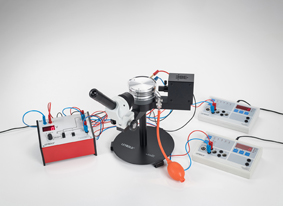 Determining the electric unit charge after Millikan and verifying the charge quantification - Measuring the rising and falling speed