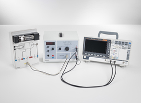 Franck-Hertz experiment with neon - Recording with the oscilloscope