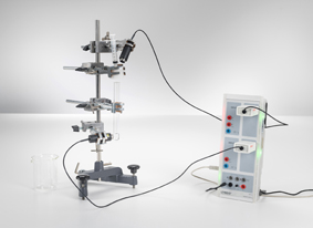 Determination of half-life of Cs-137 - Recording and evaluating the decay and production curve with CASSY