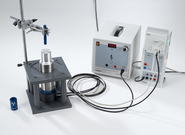 Detecting γ radiation with a scintillation counter