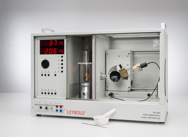 Debye-Scherrer Scan: determining the lattice plane spacings of polycrystalline powder samples