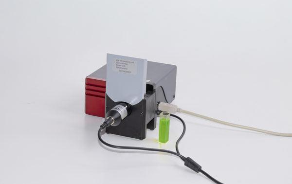 The absorption spectrum of chlorophyll