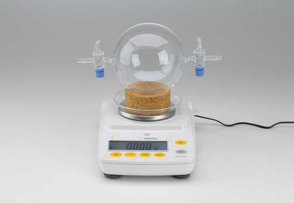 Determination of the density of gases