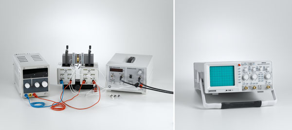 Nuclear magnetic resonance (NMR) on water, polystyrene, glycerine and Teflon