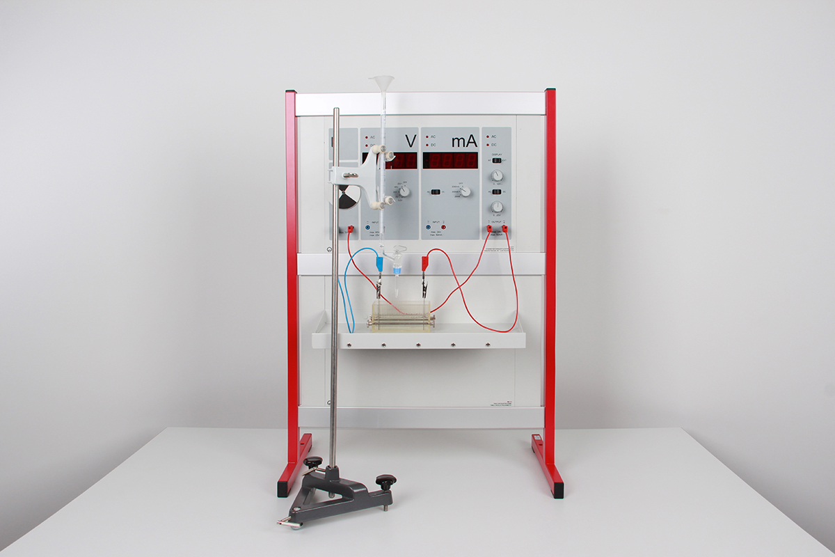 Conductometric titration using the Electrochemistry demonstration unit