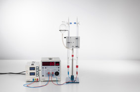 Determination of the Faraday constant using stand material